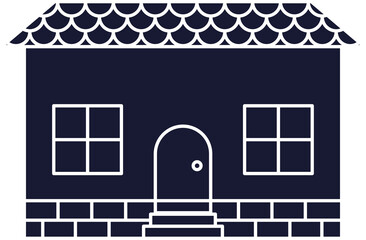 Wall Mural - Winter house