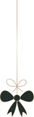 Wall Mural - Hanging christmas bow