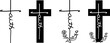 © Behemoth Digital - Word faith in the shape of a cross. Faith christianity word art, editable stroke.