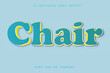 © Ahmad - Chair Text Effect