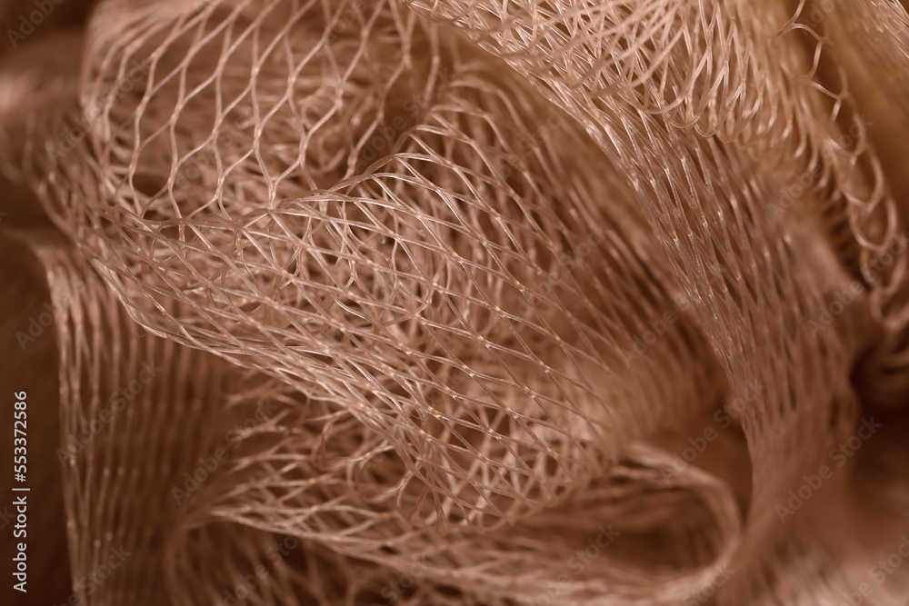 Closeup view of washcloth as background