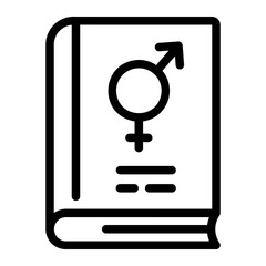 sex education line icon