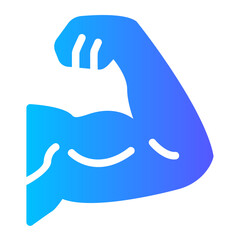 Wall Mural - arm gradient icon