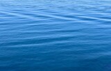 Fototapeta Łazienka - Blue sea water background with ripples.