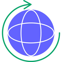 Sticker - Earth Cycles Icon