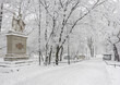 Krakow, Poland, winter scenery