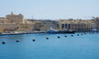 Fort St. Angelo in Birgu european city of Malta on May