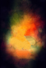 Poster - Watercolor spots, watercolor abstract background.