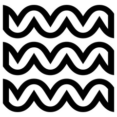 Fototapete - Geometric art shape. PNG with transparent background