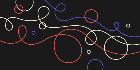 Aufkleber - modern backgrounds with abstract elements and dynamic shapes. compositions of geometric shapes. vect