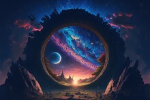 Space Portal To Another World