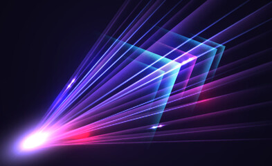 abstract modern hight speed light arrow line technology effect. modern abstract high speed motion. c