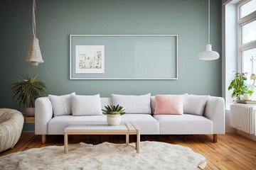 Wall Mural - luxury modern living room