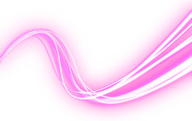 Wall Mural - wave of beautiful neon shapes