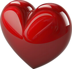 Wall Mural - red heart