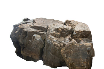 Poster - Isolated PNG cutout of a cliff on a transparent background, ideal for photobashing, matte-painting, concept art