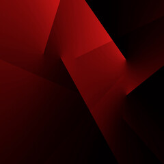 Wall Mural - Black red color abstract modern luxury background for design. Geometric shapes, triangles, squares, rectangles, stripes, lines. Futuristic. 3d effect. Gradient. Template. Minimal.