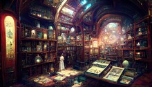 Interior Of The Magic Shop Generative AI