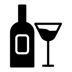 Poster - alcohol icon