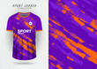 t-shirt design background for team jersey racing cycling football game grunge pattern purple orange