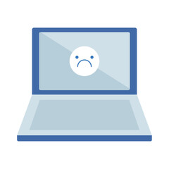 Poster - 404 error laptop icon