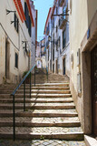 Fototapeta Na drzwi - Alfama district, Narrow Street, Lisbon, Portugal