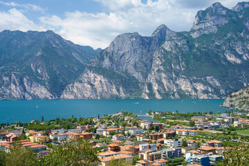 View of Torbole, on the Garda lake