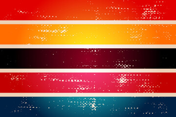 Wall Mural - Retro abstract background vector, vintage geometric stripes design, simple colorful lines classic grunge wallpaper