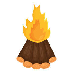 Poster - bonfire flame icon