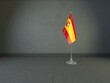 Spain, Kingdom of Spain Flag, Desktop Flag- 3D Render