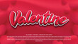 Happy valentines day editable text effect