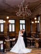 Loving Brides Posing In Barocco Style Castle