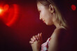 © ADDICTIVE STOCK - Mature woman praying at night