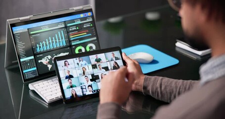 Poster - Watching Online Video Conference Meeting