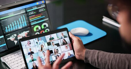 Poster - Watching Online Video Conference Meeting