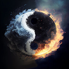 Poster - cosmic Yin-Yang 