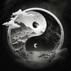 Poster - cosmic Yin-Yang 