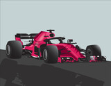 Fototapeta Na ścianę - Formula 1 Vector Illustration 