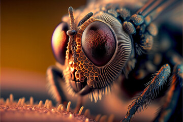 close up of a fly