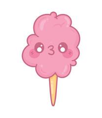 Sticker - sweet cotton candy kawaii