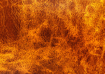 Poster - Abstract brown leather texture background. Detail animal skin in vintage style