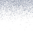 Silver falling particles isolated
