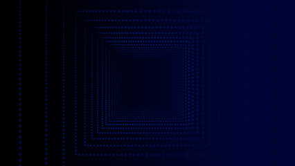 Poster - Absorption tunnel on a black background. Hypnotic abstract illusion. Abstract 3d portal. 3d rendering.