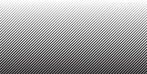 Abstract Black Diagonal Striped Background . Vector parallel slanting, oblique lines texture
