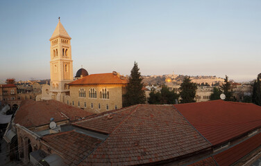 Wall Mural - Roofs of the dome and bell tower