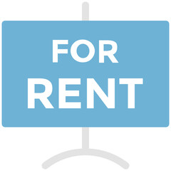 Sticker - For Rent 