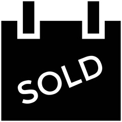 Sticker - Sold Sign 