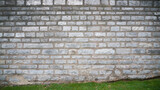 Fototapeta  - Muro de bloques de piedra gris