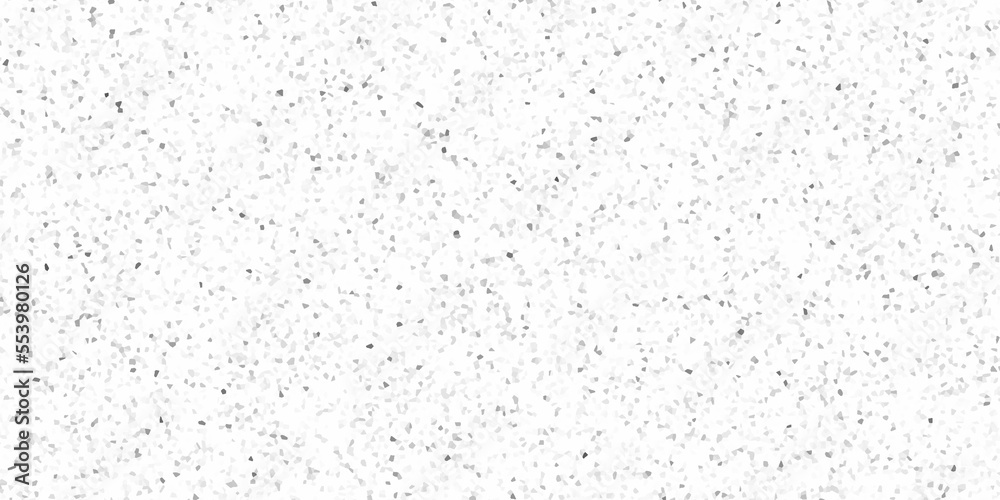 Abstract design with white paper texture background and terrazzo ...