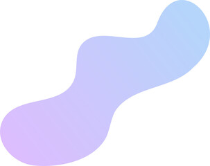 Poster - Abstract fluid shape. Gradient liquid element. Amoeba splash design. 